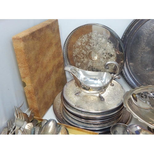 199H - A Large Quantity of Silver Plated Wares.