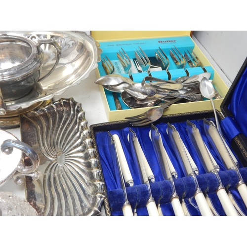 199H - A Large Quantity of Silver Plated Wares.