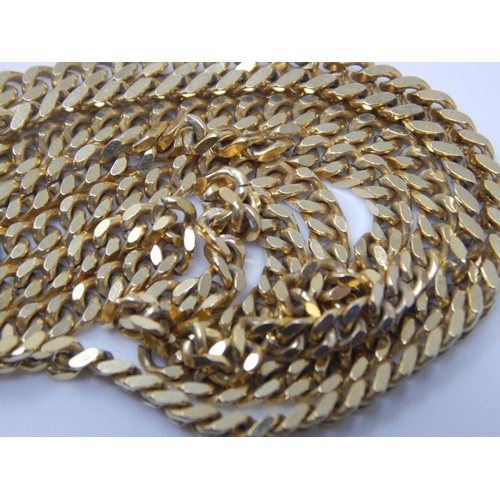 101F - 9ct Gold Chain: Length 60cm: Weight 19.0g