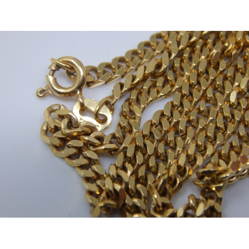 101F - 9ct Gold Chain: Length 60cm: Weight 19.0g