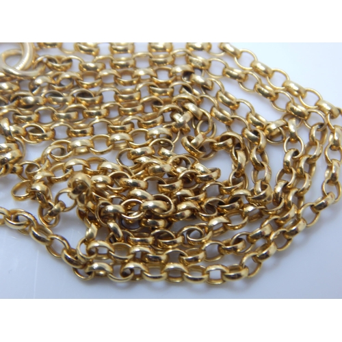 101H - 9ct Gold Chain: Length 60cm: Weight: 7.09g