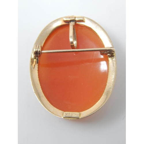 101L - 9ct Gold Pendant/Brooch: Gross weight 4.25g