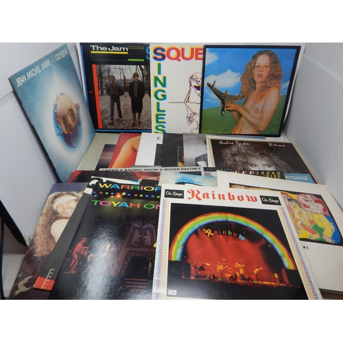 427 - RECORDS: A Quantity of Albums Including: The Jam, Squeeze, Rainbow, Toyah, Buzzcocks, Gary Moore, Fr... 