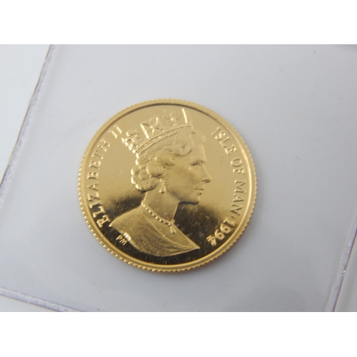 15 - Isle of Man 1/20 Gold Angel 1994