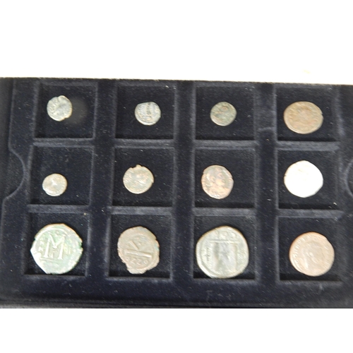 10 - Collection of 24 x Antiquarian coins in collectors box