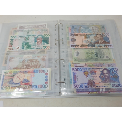 6 - Collection of Banknotes in collectors album