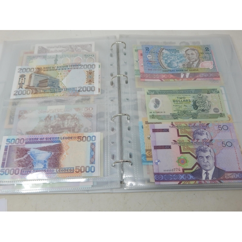 6 - Collection of Banknotes in collectors album