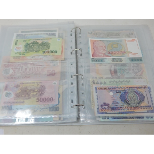 6 - Collection of Banknotes in collectors album