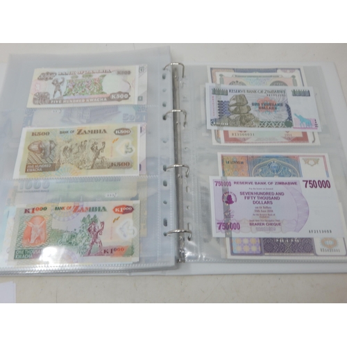 6 - Collection of Banknotes in collectors album