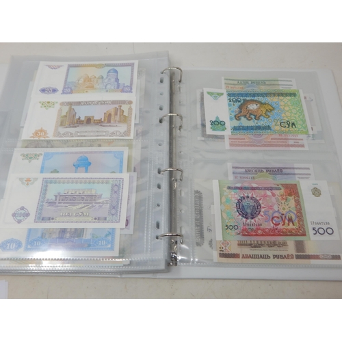 6 - Collection of Banknotes in collectors album