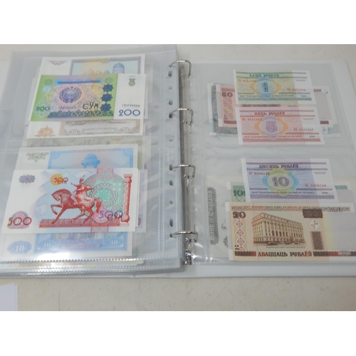 6 - Collection of Banknotes in collectors album