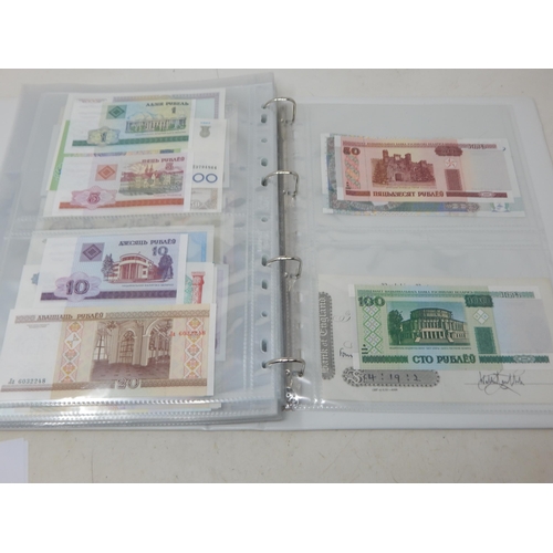 6 - Collection of Banknotes in collectors album