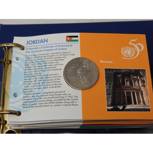 34 - Collection of FAO coins in folder.