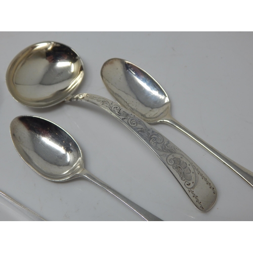 230 - A Quantity of Hallmarked Silver Including a Georgian Caddy Spoon Hallmarked Birmingham 1806.