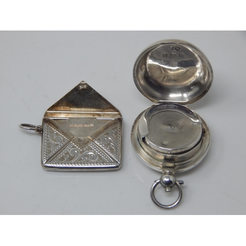 232 - Silver Sovereign Holder Hallmarked Birmingham 1912 by Edwin Joseph Houlston together with a Sterling... 