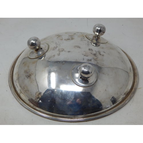 259 - A Silver Hallmarked Challenge Cup Hallmarked London 1933, A large Bowl engraved ABCD and a Clock. Al... 