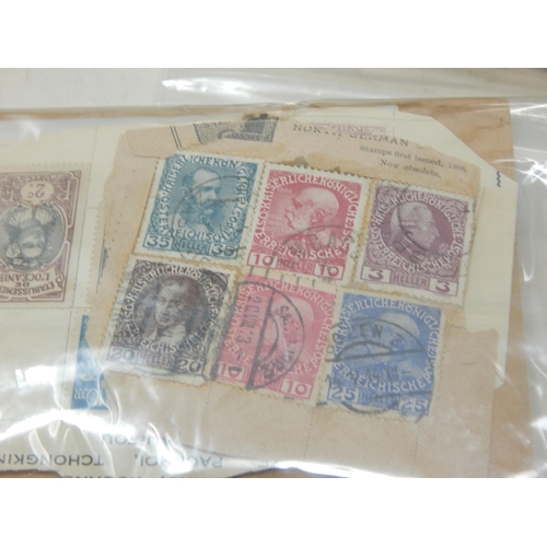 33 - A large collection of stamps and correspondence cards.