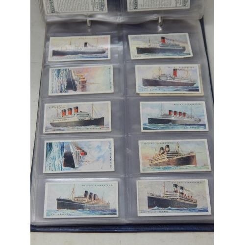 63 - Group of cigarette cards in box and album