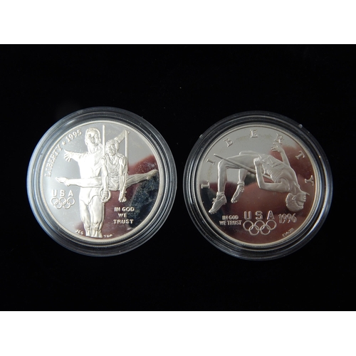 37 - USA 1983 Olympic Proof Set, Masterpieces in Silver 2000 Australian set; USA 9 x various Silver comme... 