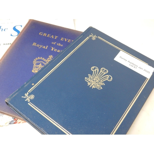 61 - Collection of Royalty memorabilia: Great events of the Royal Year 1953, 2 x copies of the Illustrate... 