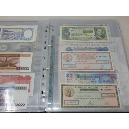 8 - Collection of Banknotes in collectors album