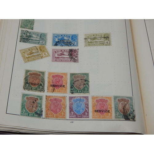 60 - A pair of vintage Stamp Albums containing a good selection of stamps from GB and all over the world ... 