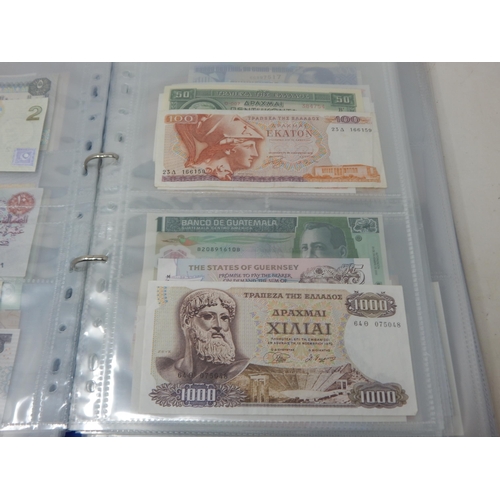 7 - Collection of Banknotes in collectors album