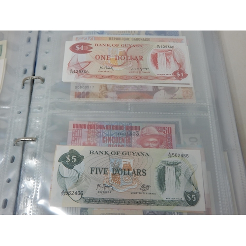 7 - Collection of Banknotes in collectors album