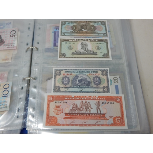 7 - Collection of Banknotes in collectors album