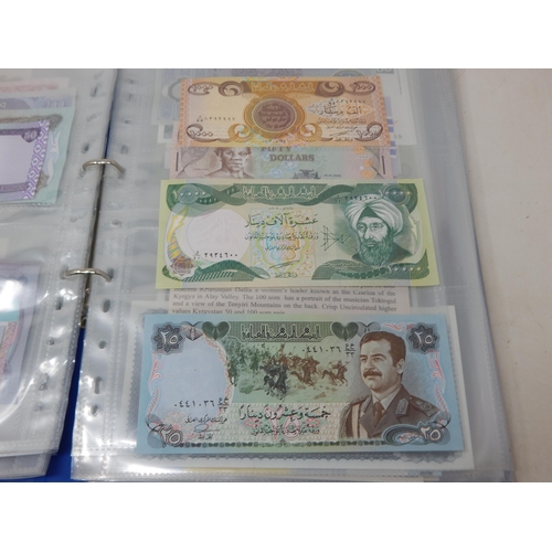 7 - Collection of Banknotes in collectors album