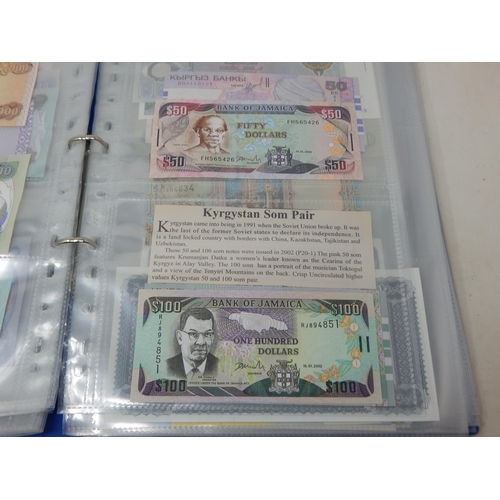 7 - Collection of Banknotes in collectors album