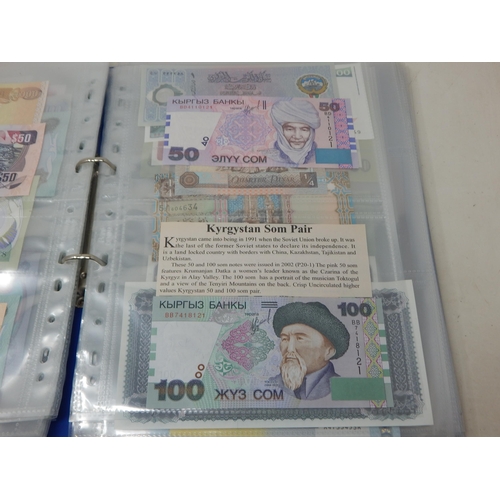 7 - Collection of Banknotes in collectors album