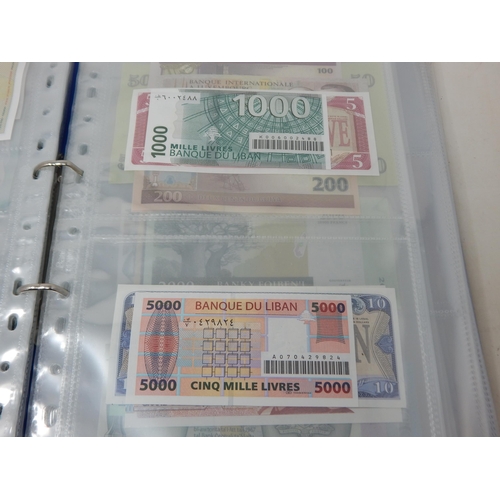 7 - Collection of Banknotes in collectors album