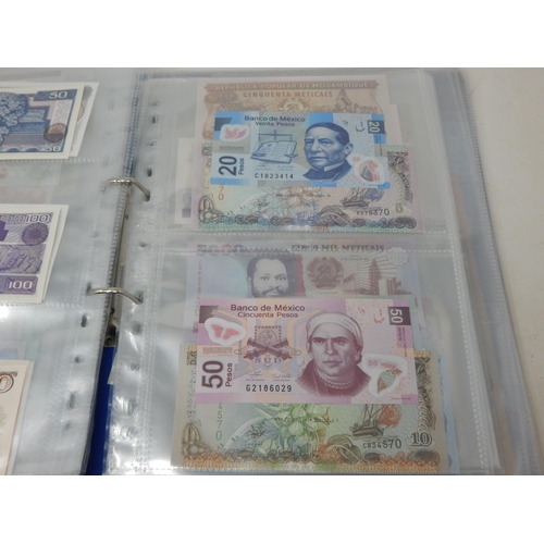 7 - Collection of Banknotes in collectors album