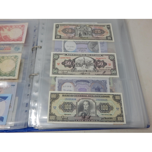 7 - Collection of Banknotes in collectors album