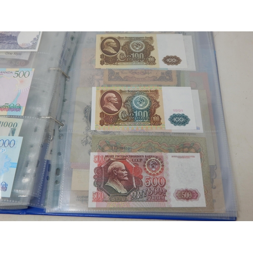 7 - Collection of Banknotes in collectors album