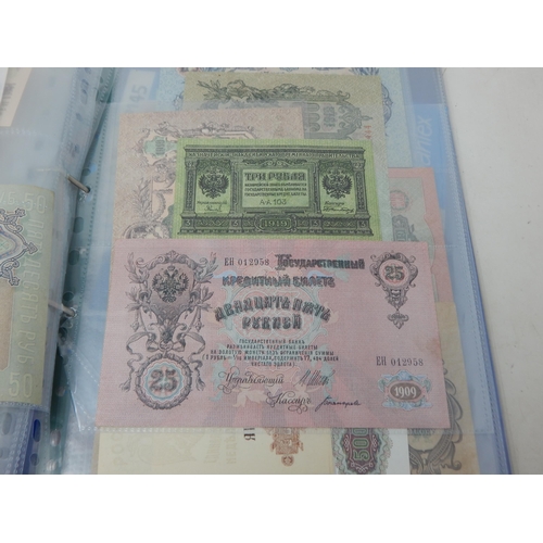 7 - Collection of Banknotes in collectors album