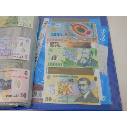 7 - Collection of Banknotes in collectors album