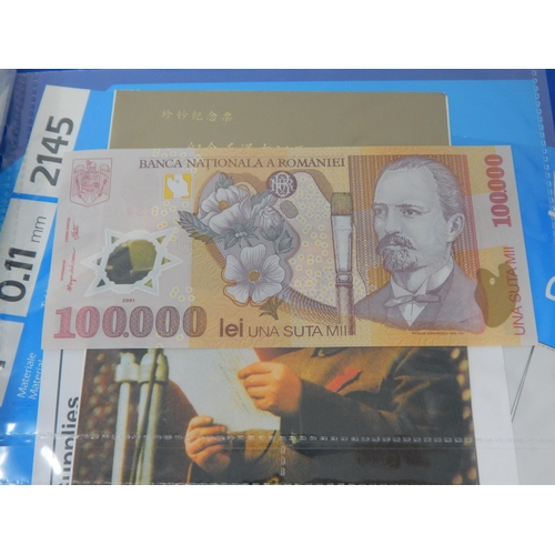 7 - Collection of Banknotes in collectors album