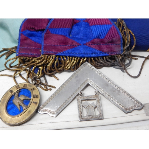 32 - A collection of masonic regalia