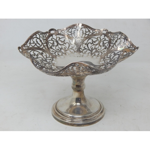 251 - Silver Pedestal Tazza: Hallmarked Birmingham 1936 by G. Bryan & Co: Weight 182g