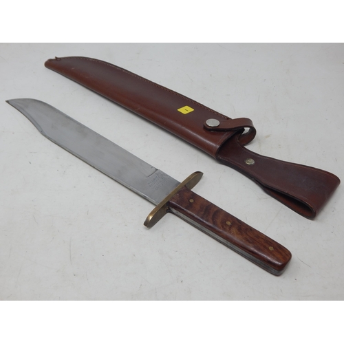 301 - 25cm Blade William Rogers of Sheffield Bowie Knife & Sheath