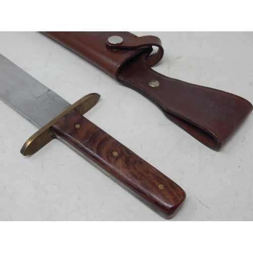 301 - 25cm Blade William Rogers of Sheffield Bowie Knife & Sheath