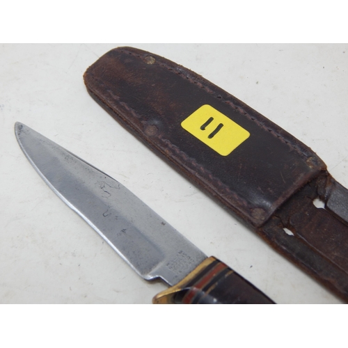 311 - William Rogers Banded Sheath Knife