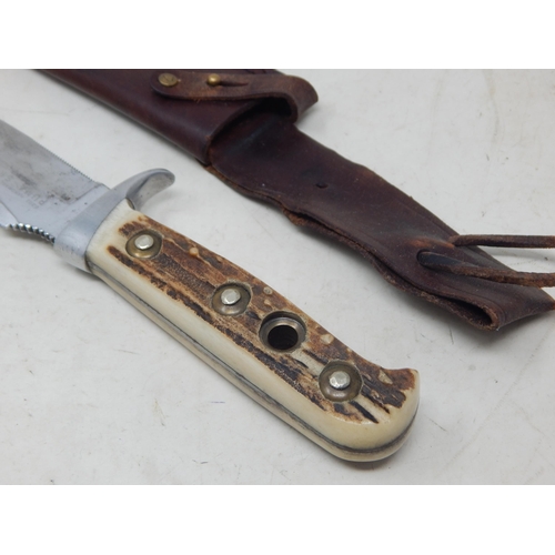 317 - Puma 6393 Skinners Knife & Sheath (Serial No. 56472)