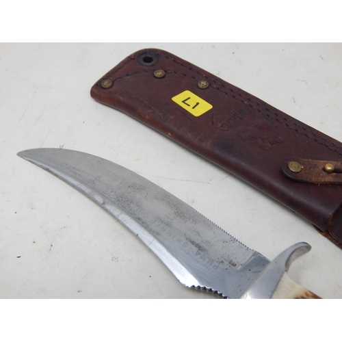 317 - Puma 6393 Skinners Knife & Sheath (Serial No. 56472)