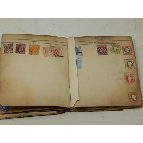 85 - A Victorian Stamp Album Dated 1893 containing a large quantity of stamps.