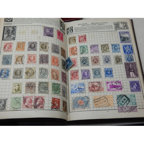 88 - Three World Stamp Albums containing a large quantity of Victorian & Later Stamps.