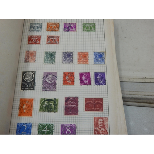 88 - Three World Stamp Albums containing a large quantity of Victorian & Later Stamps.