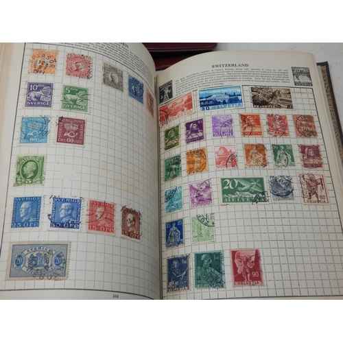 88 - Three World Stamp Albums containing a large quantity of Victorian & Later Stamps.